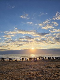 B-foot 初日の出 日立 久慈浜